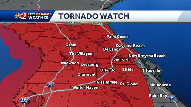 Tornado watches issued in Central Florida - Vimarsana News