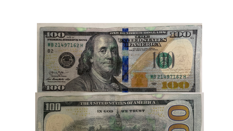 new 100 dollar bill back