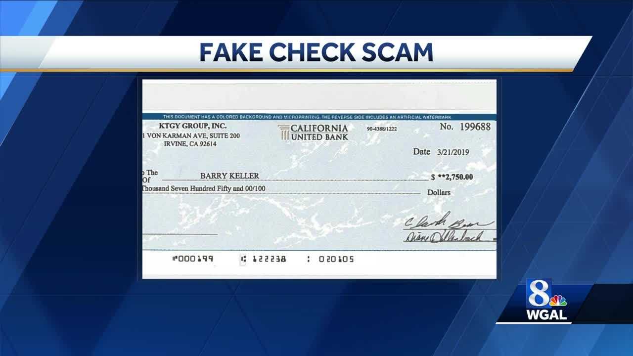 Police Chief Issues Warning About Fake Check Scam After Being Targeted   Fake Check Scam 1553206446 