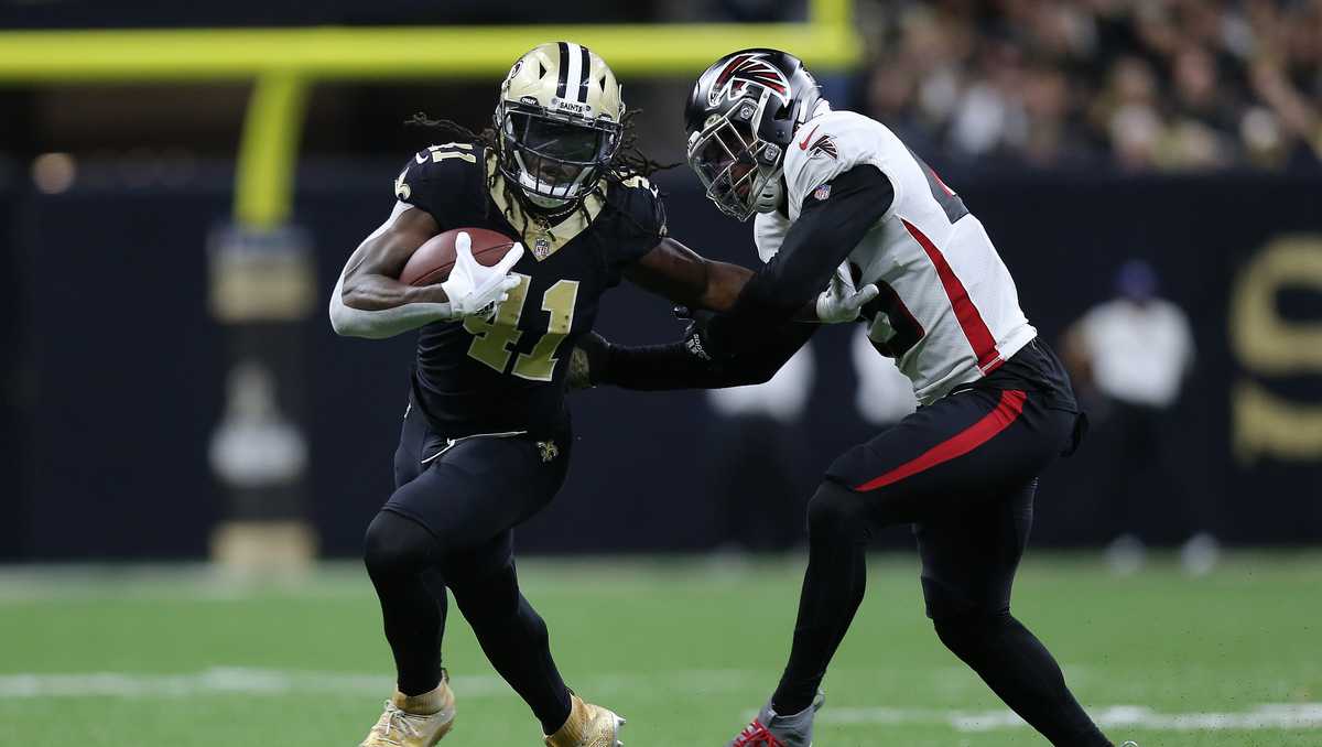 Improbable Saints comeback falls just short , Falcons win 27-25