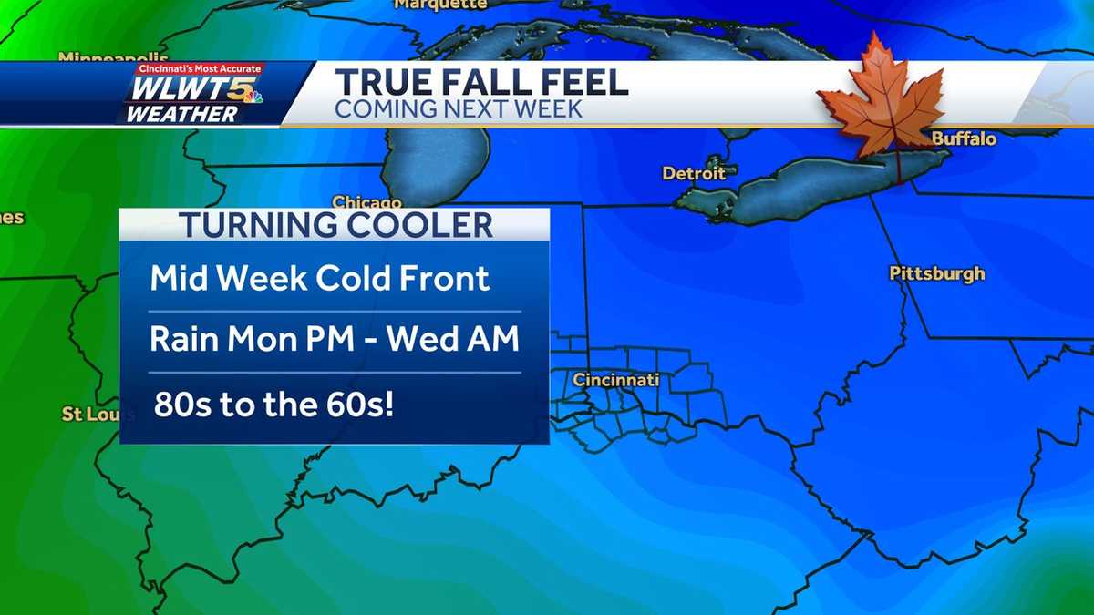 Cincinnati weather Hot weekend, but fall temps on the way