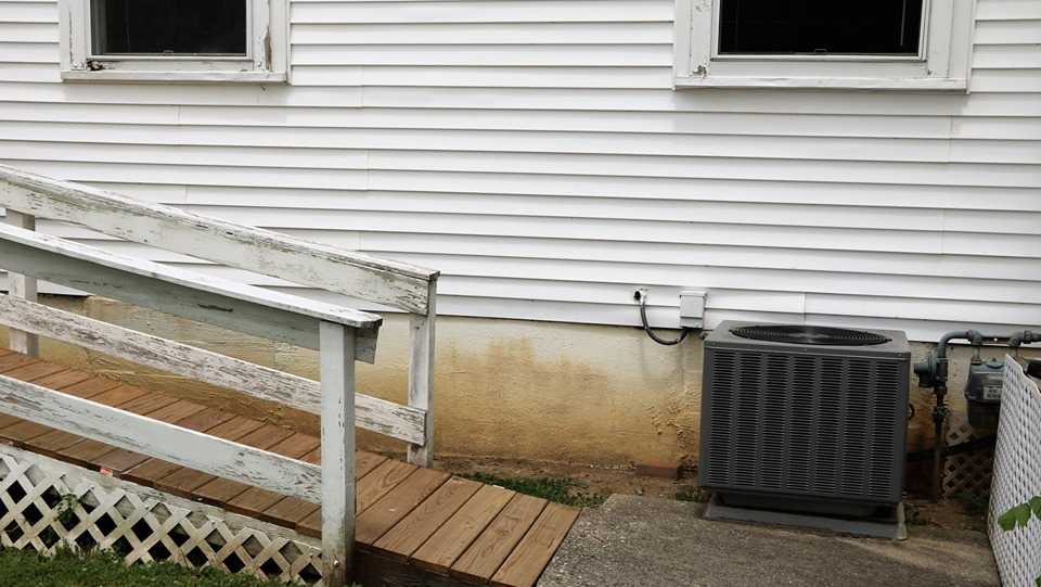 Suspect vandalizes AC unit of local veterans organization facility