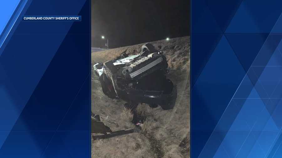 Man leads deputies on chase, flips car on I-95 in Falmouth