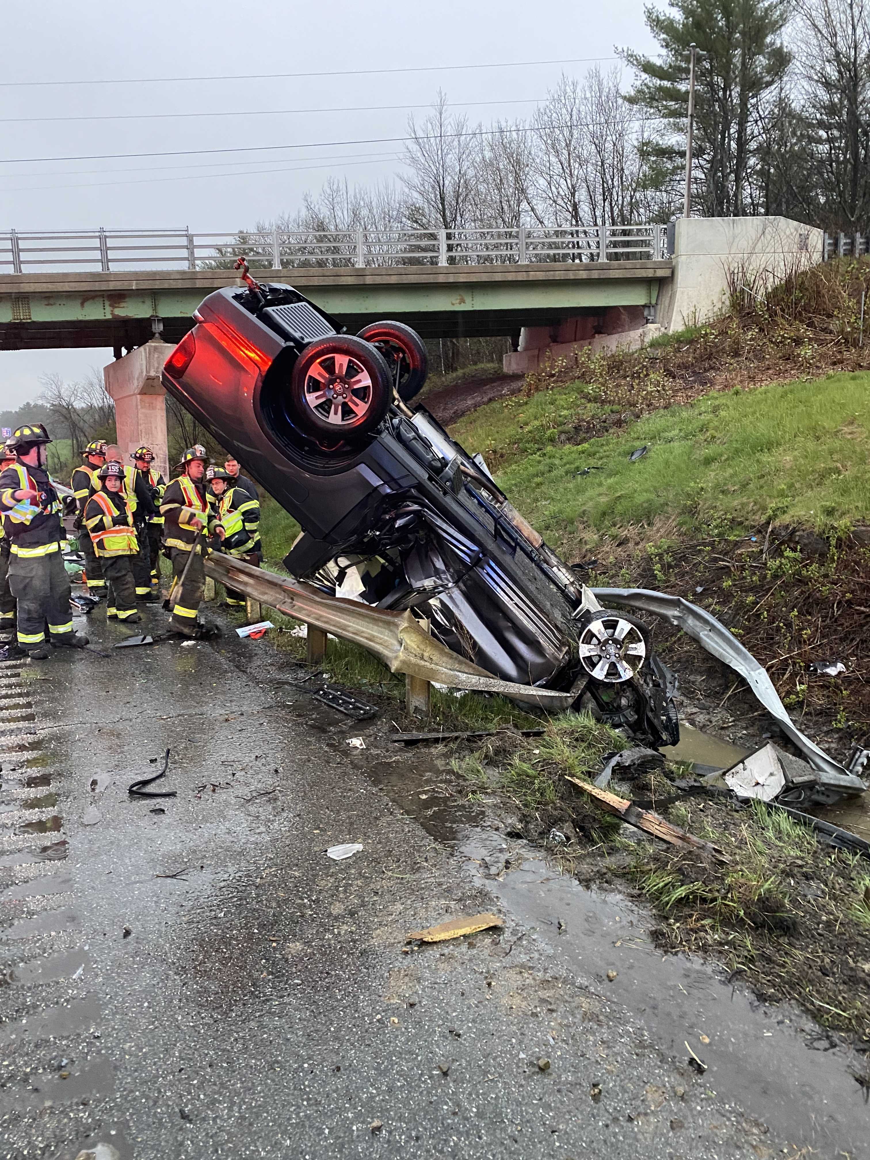 Police Say A Distracted Driver Crashed On The Maine Turnpike