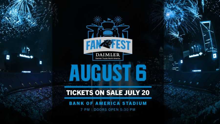 Carolina Panthers announce 2021 Fan Fest Details