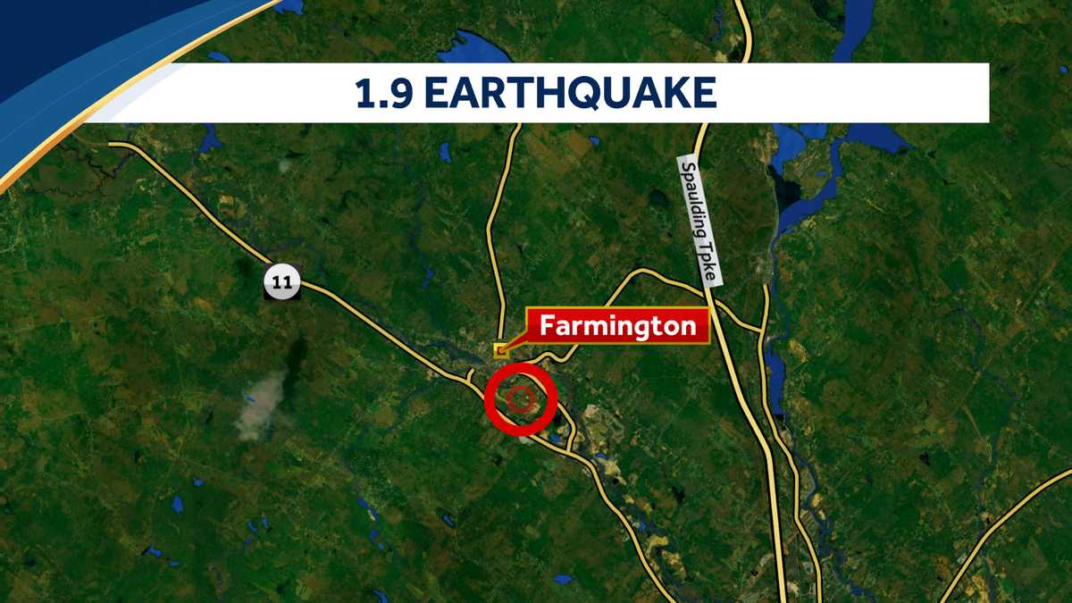 Magnitude 1.9 earthquake strikes Farmington