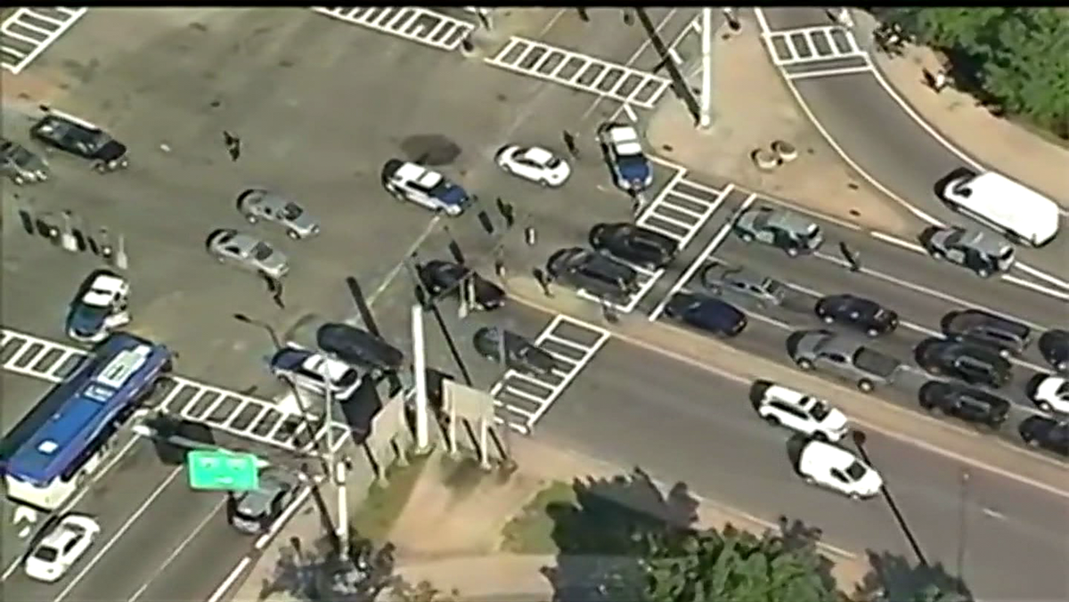 Roads reopen after woman struck, killed in Roxbury intersection