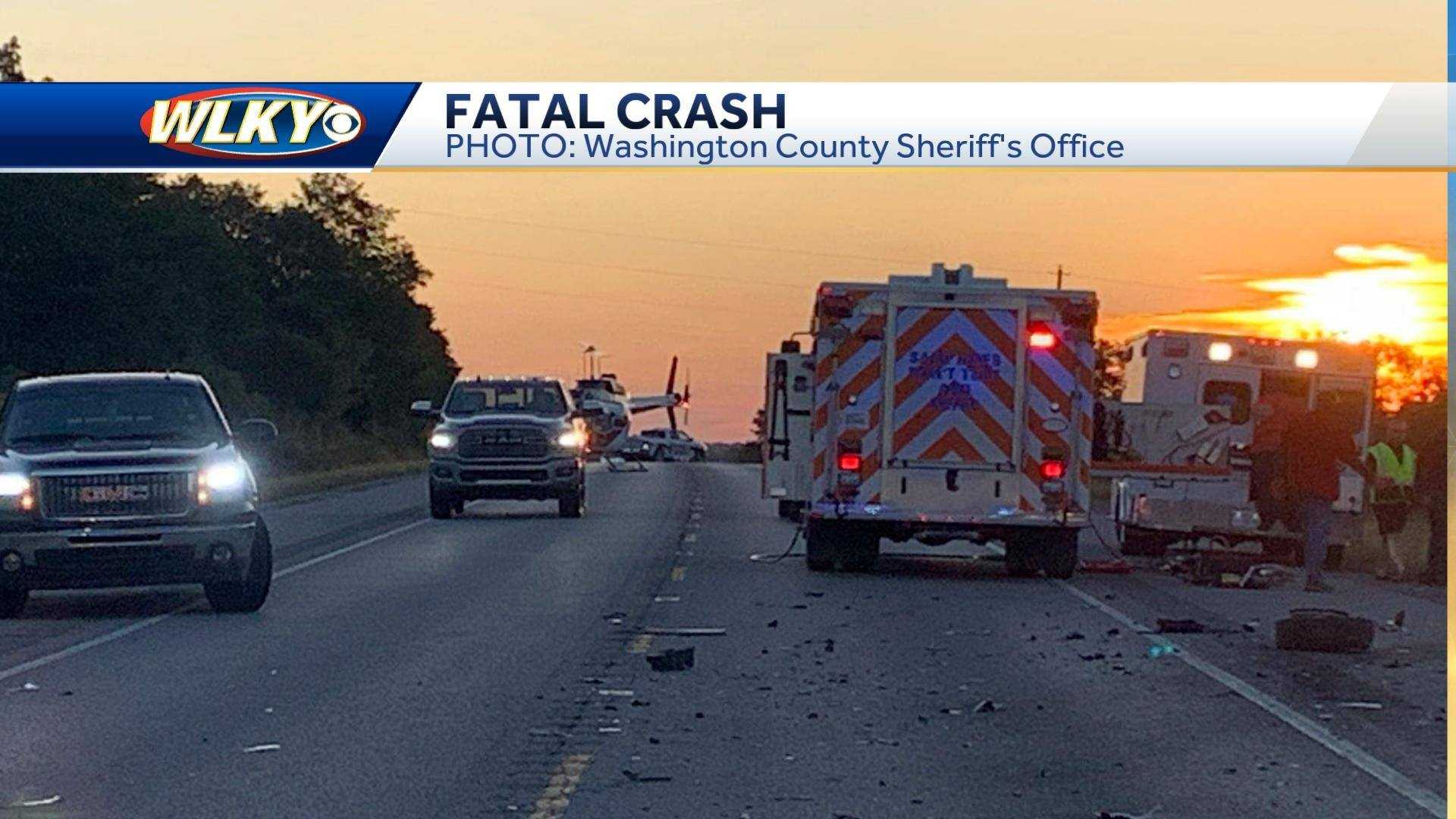 Deadly Crash Shuts Down Part Of US 150 In Washington County