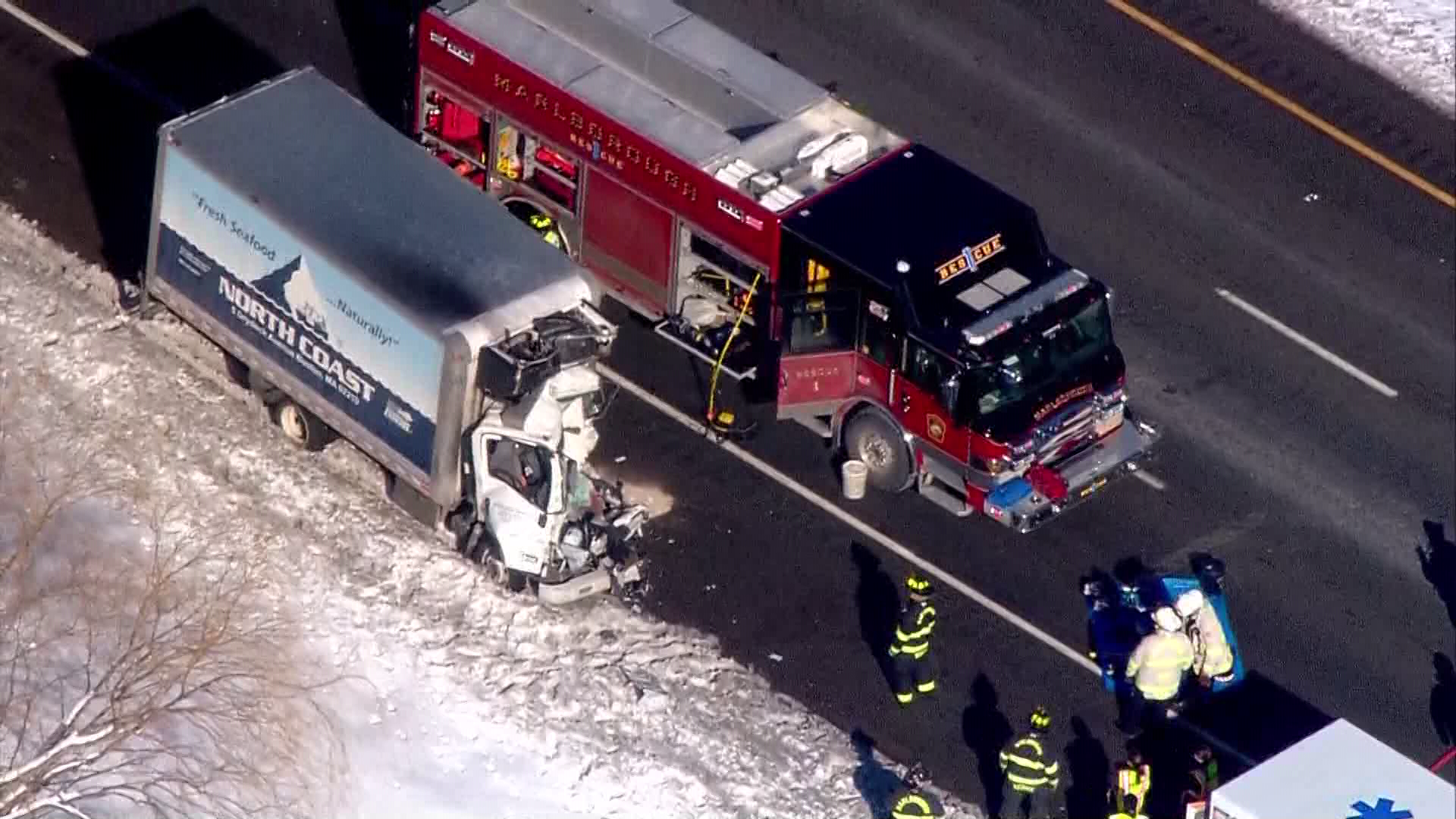 Driver Of Box Truck Dies In Crash On I-495