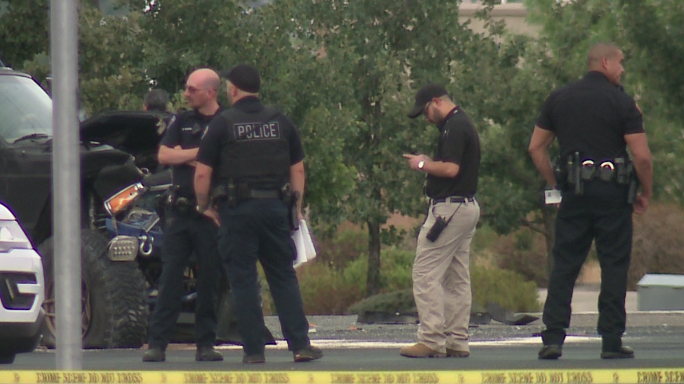 Albuquerque police at scene of fatal rollover crash