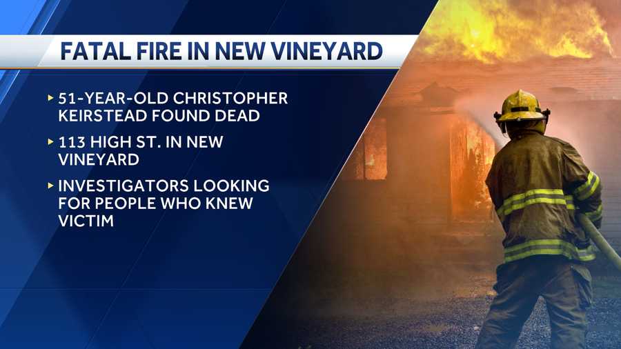 One man dies during fire at home in New Vineyard