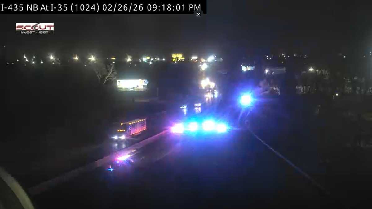 I-435 crash: Pedestrian killed on I-35 in Kansas City