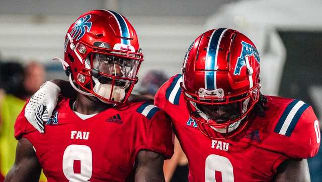 fau football helmets Florida Atlantic Owls Speed Mini Helmet The garden flag and banner hangs vertically Athletics – Football - FAU