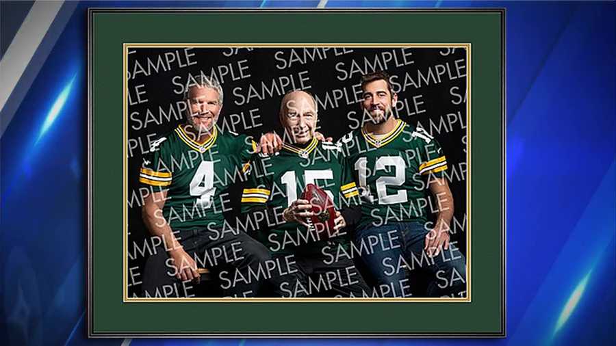 Favre-Starr-Rodgers photo now available through Packers Pro Shop