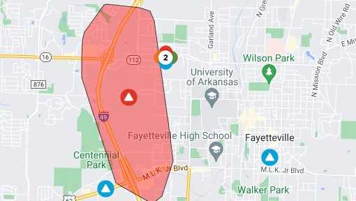 swepco reports power outages
