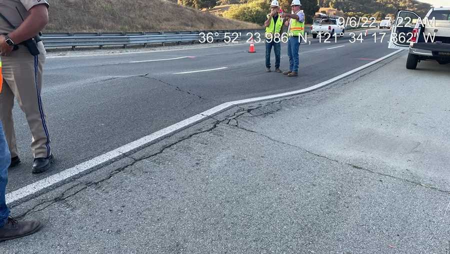 2 lanes of Highway 101 reopen in San Benito County after emergency roadwork