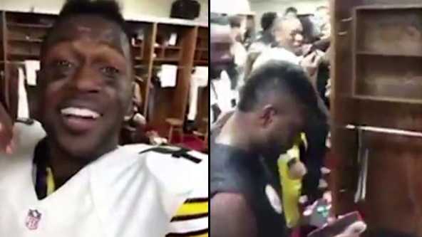 WATCH: Steelers' Antonio Brown, Mike Tomlin in Facebook Live video