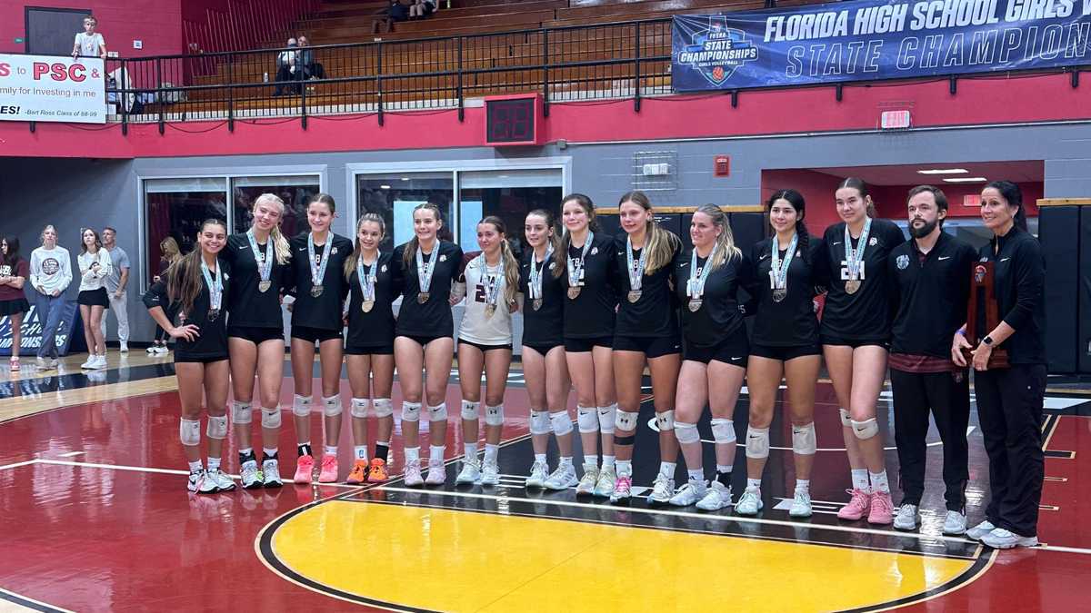 First Baptist Academy falls short in state volleyball championship