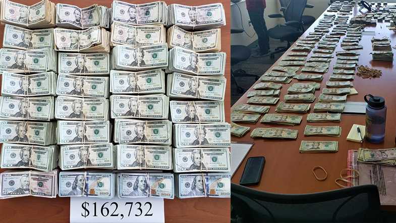 FBI seizes $163K in cash while executing search warrant