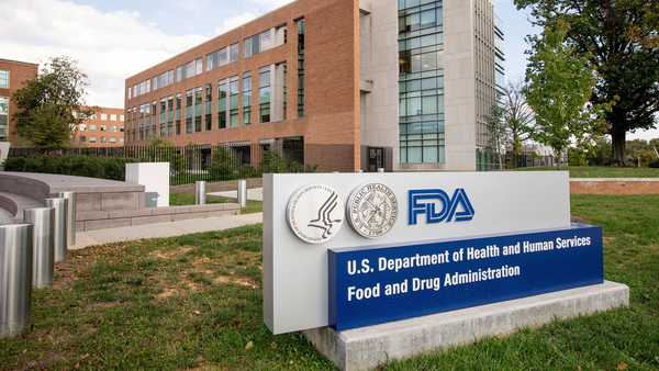 FILE - The U.S. Food and Drug Administration campus in Silver Spring, Md., is photographed on Oct. 14, 2015.