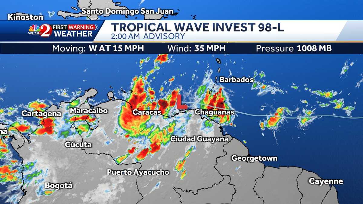 Tropical wave could pose menace to Florida