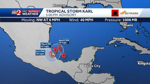 Tropical storm tracker: TS Karl to make landfall in Mexico - Vimarsana News