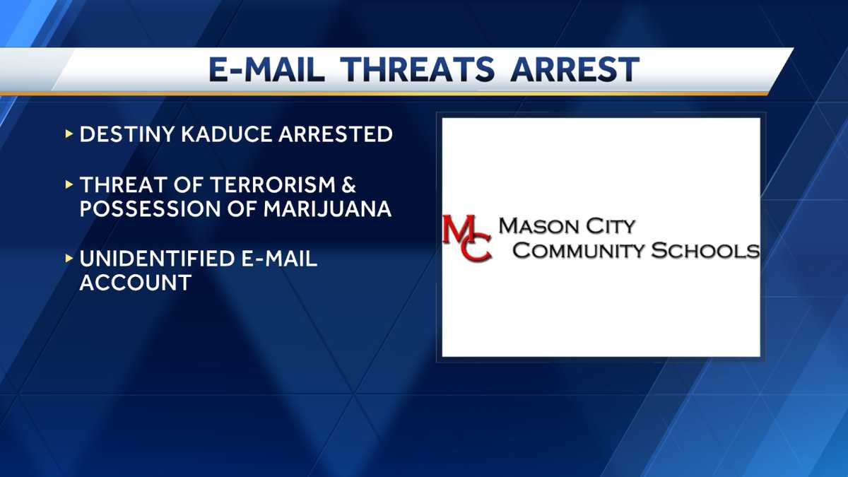 Man arrested in connection to threats made toward Iowa school