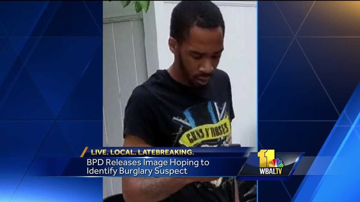 Baltimore police seek to identify burglary suspect