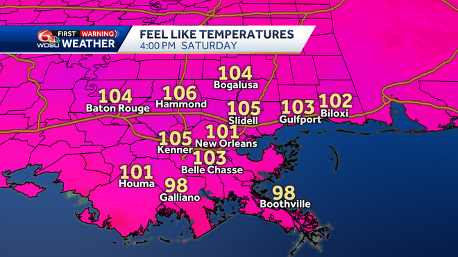Hot weekend ahead and better rain chances next week