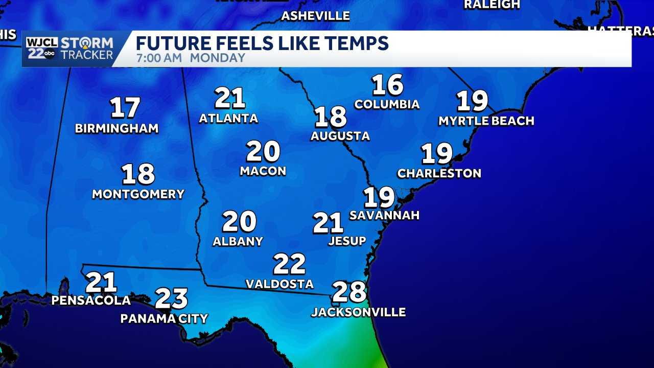 Savannah: Tracking a big temperature swing - WJCL