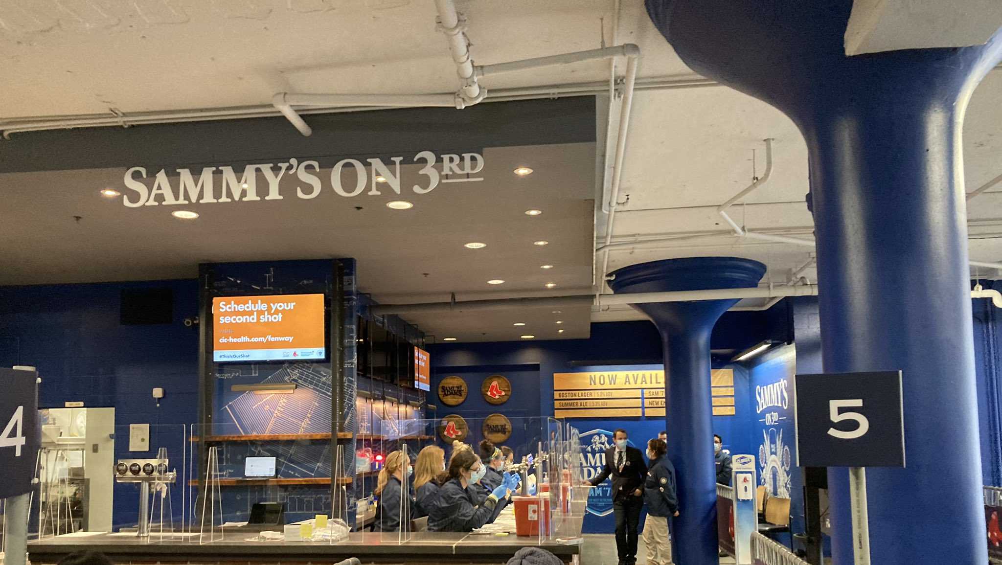 Health care workers get first jabs at Fenway Park mass vaccination site - Vimarsana News