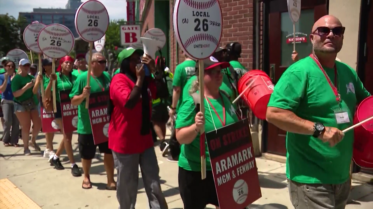 Fenway Park concessions workers on strike as Red Sox-Dodgers weekend series begins