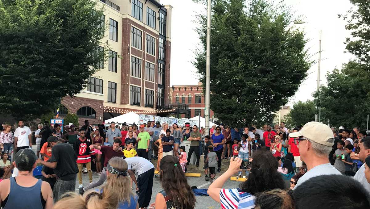 Thousands begin celebrating Fourth of July in Greensboro