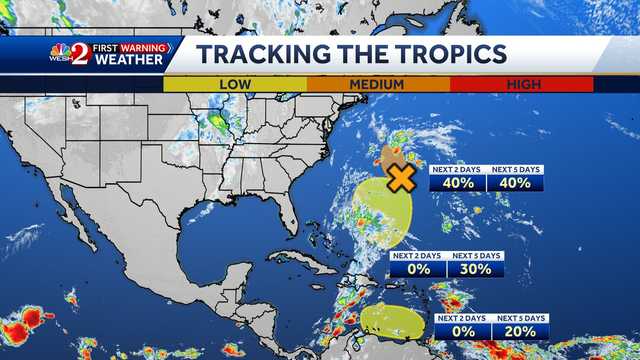 Tropical storm tracker: Forecasters tracking 2 disturbances - Vimarsana News