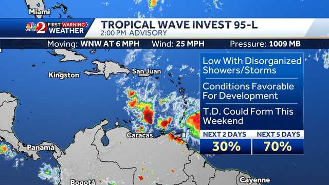 Storm tracker: Tropical wave given high chances of formation - Vimarsana News