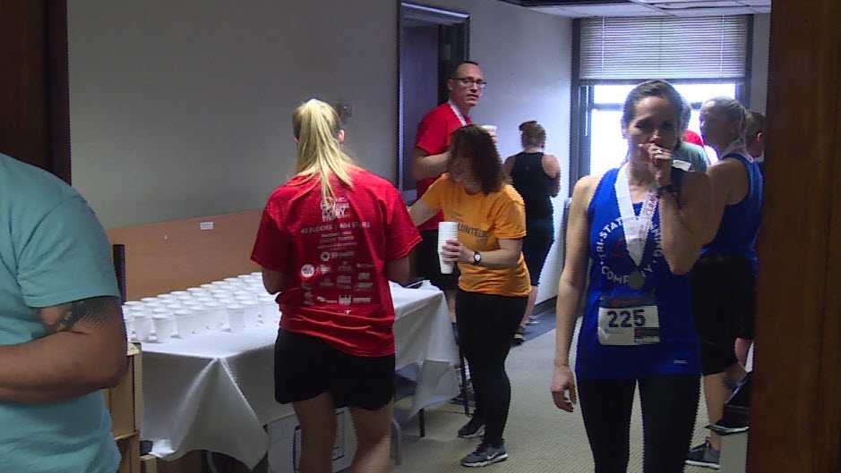 Hundreds take the Fight for Air climb to support American Lung Association