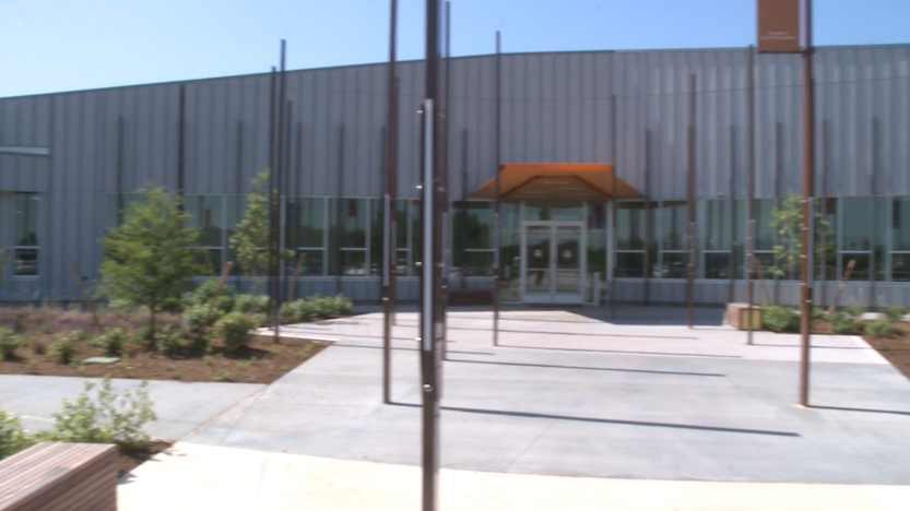 Exterior view of the Helen R Walton Center in Bentonville