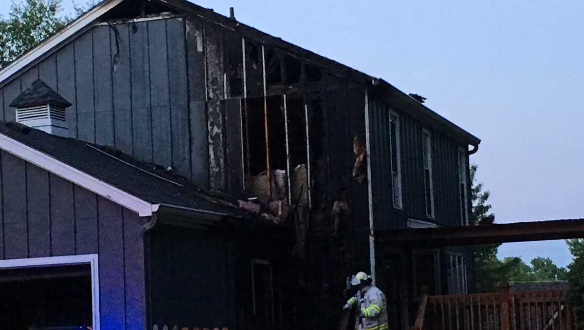 Multiple agencies called to help knock down Gladstone house fire