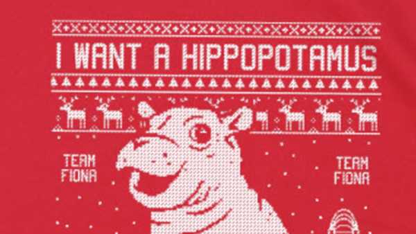 Hippo ugly hotsell christmas sweater