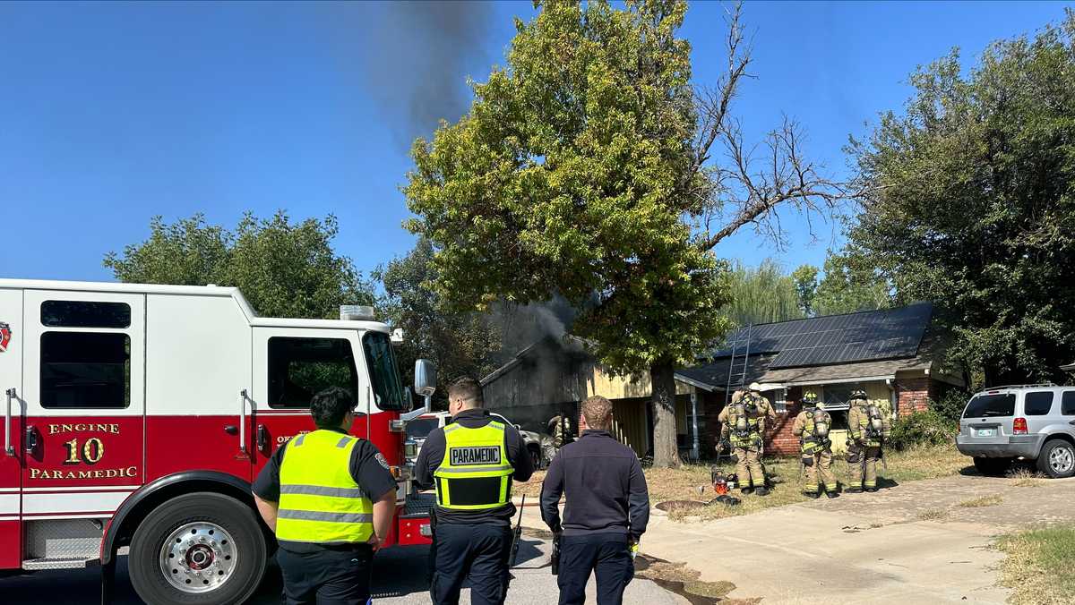 Fire in attic of northwest Oklahoma City home causes damage