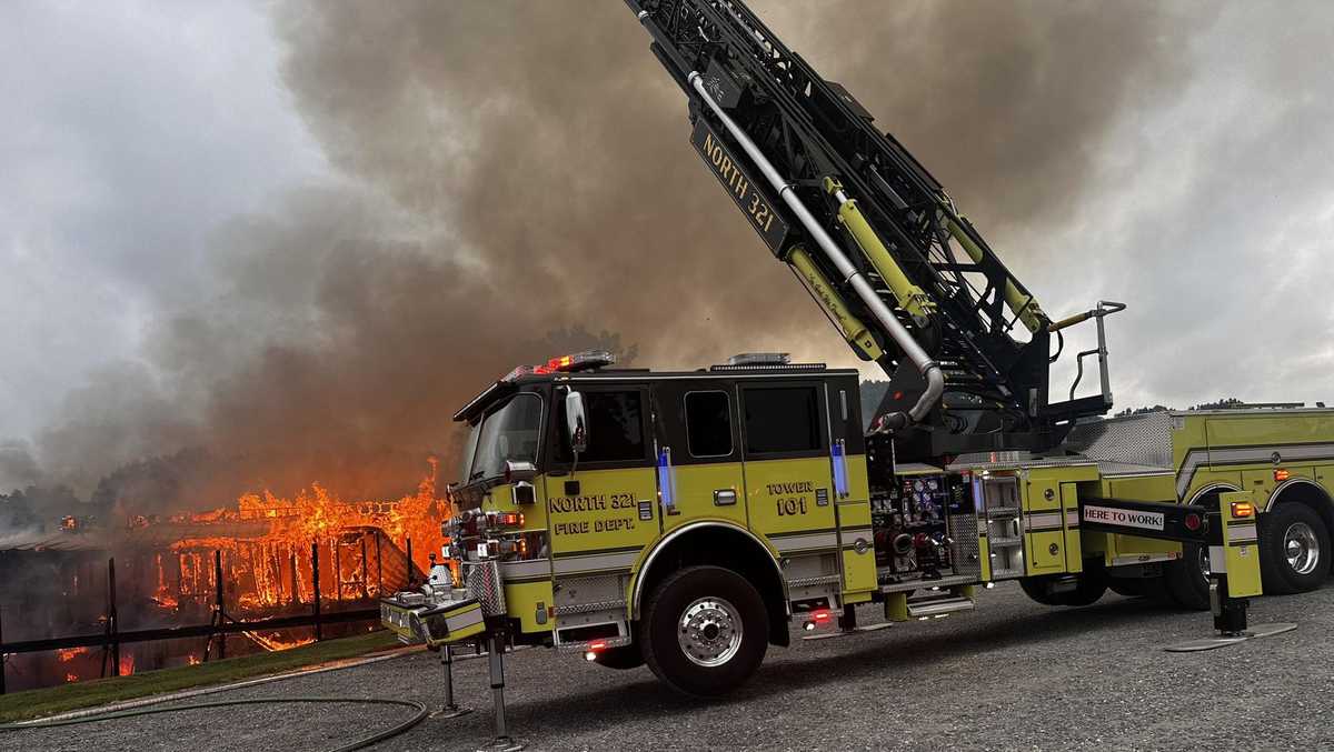 North Carolina winery gutted by fire; crews battle wine runoff - WYFF