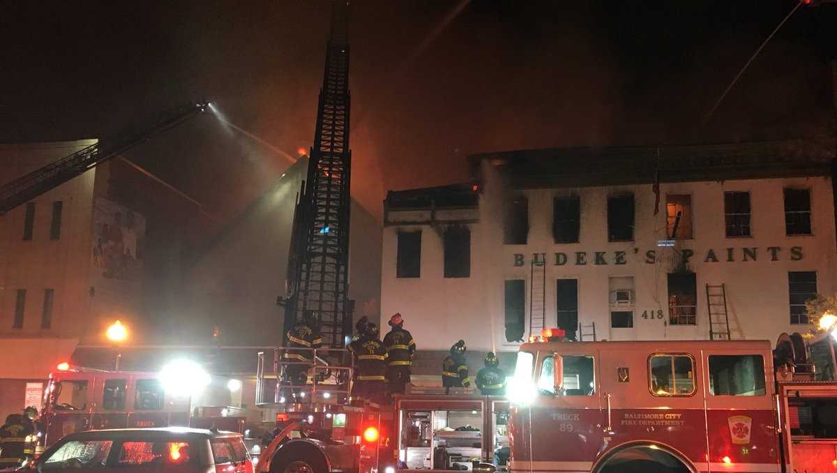 Photos: 4-alarm fire at Fells Point business