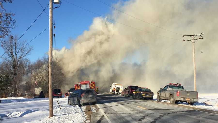 Crews respond to structure fire in Ellenburg Depot