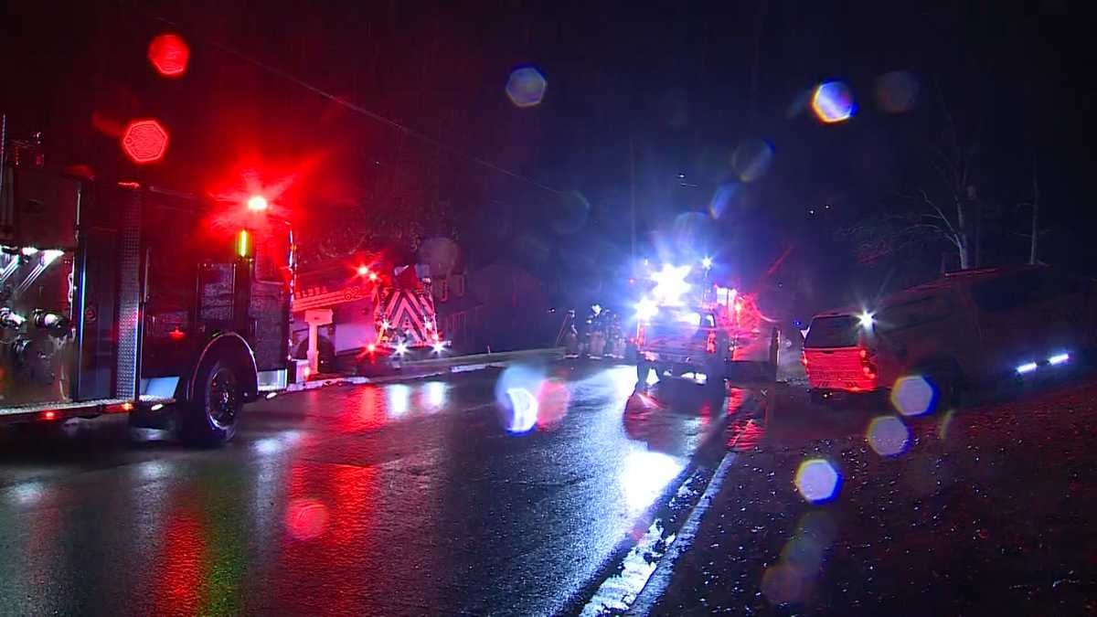 Multiple fire departments battle large house fire in Helena
