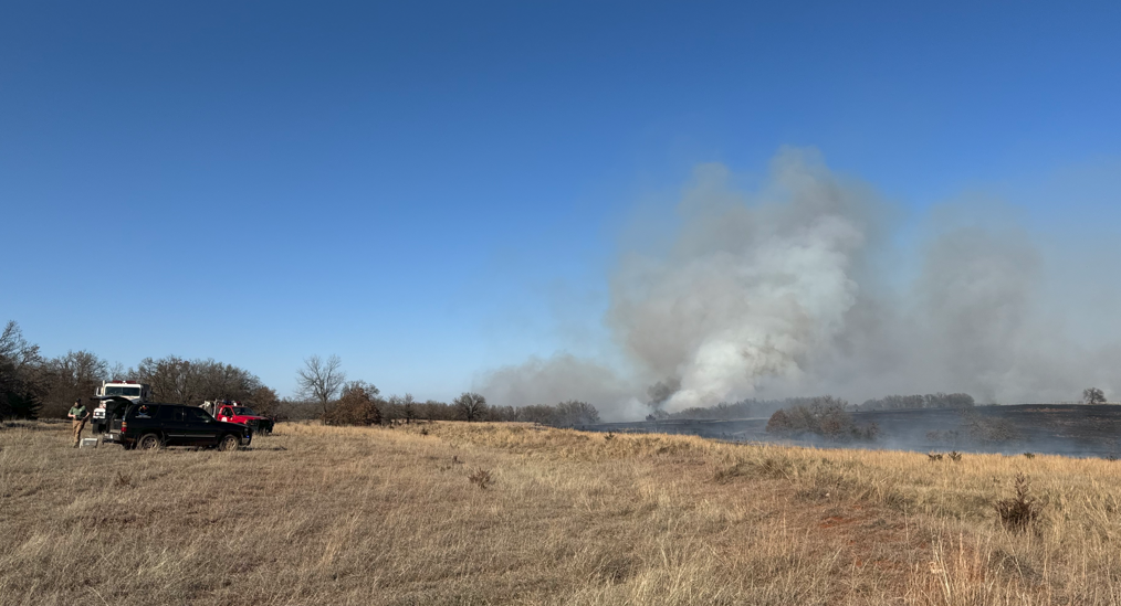 Grass fires across Oklahoma City - Fire 65da611c55735 