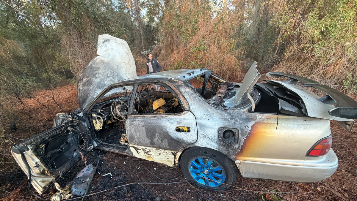 Person injured in fiery I-75 crash in Ocala after hitting fence