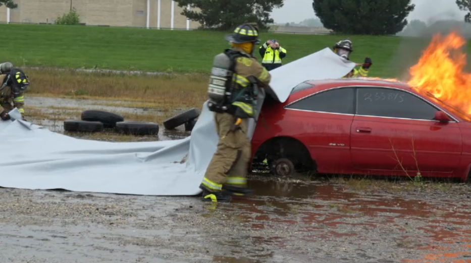 Could a Giant Fireproof Blanket Be the Solution for Stubborn EV Battery  Fires?