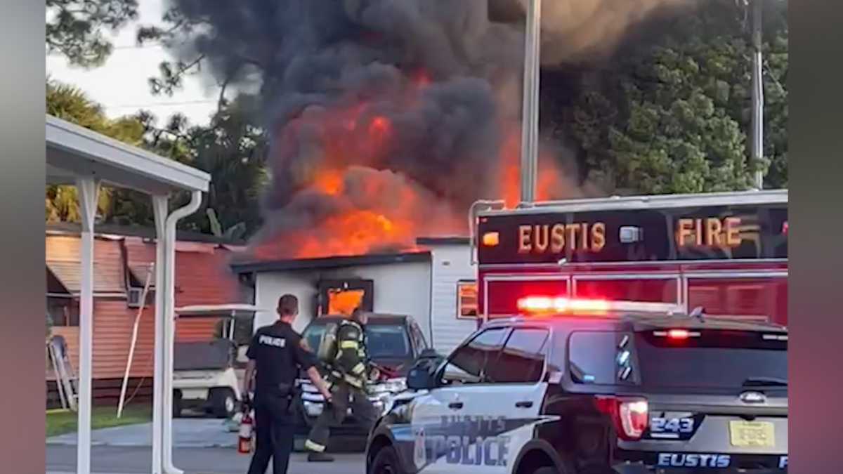 1 lifeless, 1 wounded immediately after fire engulfs Eustis residence, officers say 1 lifeless, 1 wounded immediately after fire engulfs Eustis residence, officers say