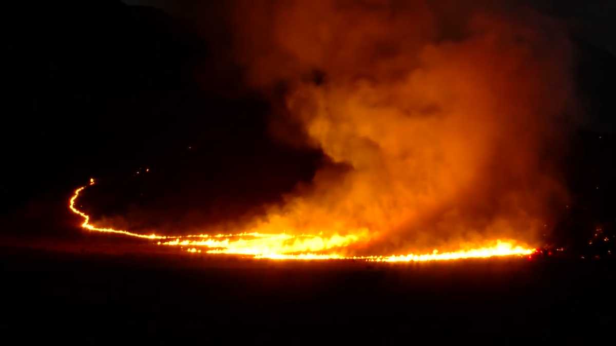 Elm Fire burns more than 10,000 acres near Coalinga