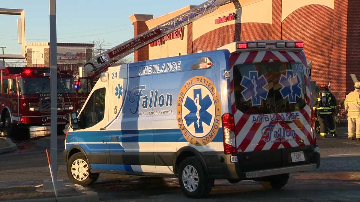 Firefighter injured battling fire inside Dedham CVS pharmacy